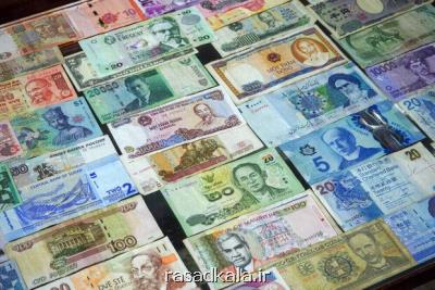 نرخ رسمی ۲۳ ارز کاهش پیدا کرد