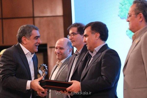 قدردانی از شرکت های نمونه در همایش ملی