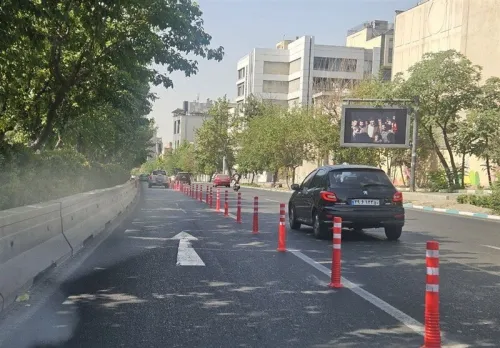 خطوط جدید ویژه در بعضی بزرگراه های تهران